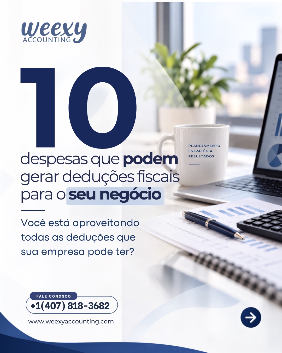 Cuidar das finanças da empresa também é pensar com estratégia. 📊✨
Com orientação certa, você ganha mais segurança p...